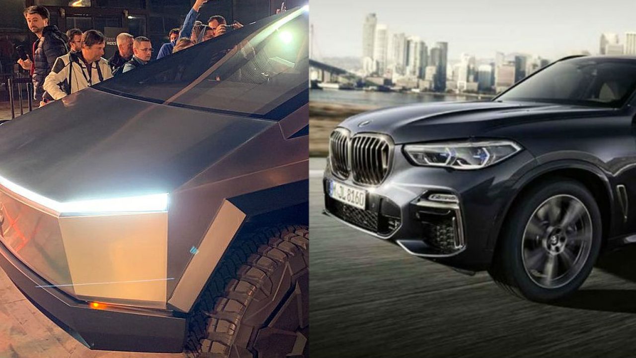 Bmw Mocks Tesla Cybertruck In Social Media Ad For Armored X5 Suv