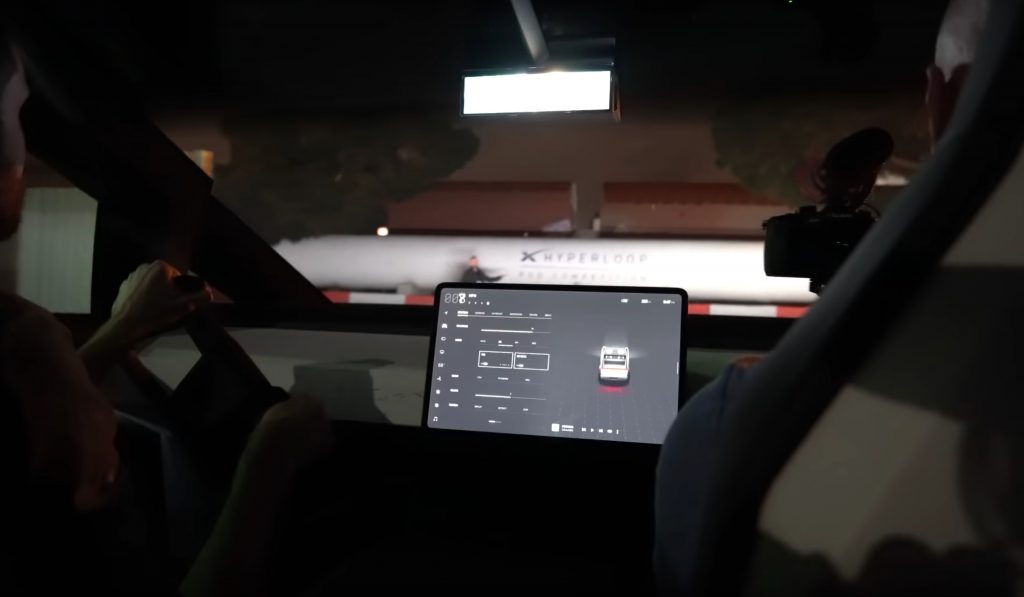 tesla cybertruck center touchscreen TESLARATI