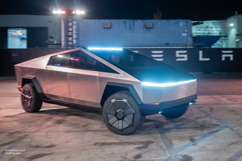 Tesla Cybertruck unveiled in Los Angeles, Nov. 21, 2019 (Photo: Arash Malek)