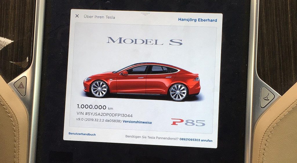 Tesla model deals s kilometers