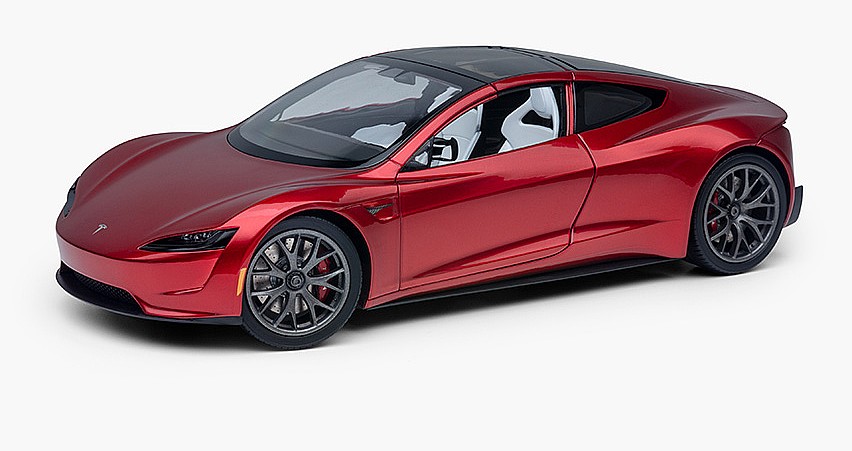 Tesla Adds Next Gen Roadster Diecast Toy In 1 18 Scale To