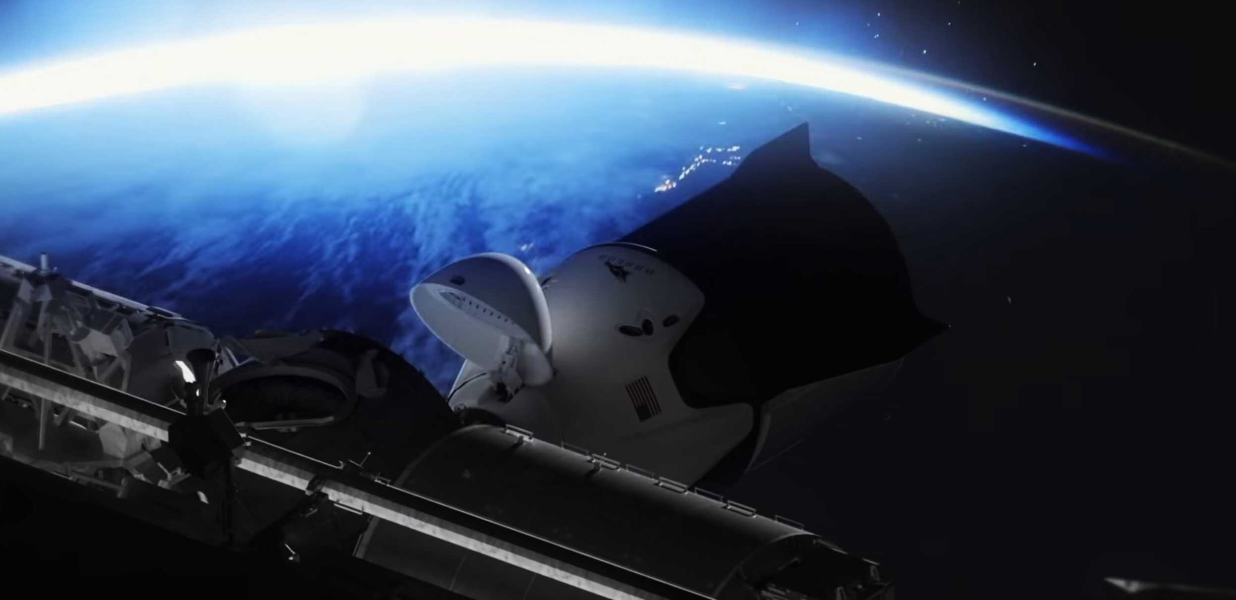 Crew Dragon Demo-2 animation Dec 2019 (SpaceX) ISS 8 (c)