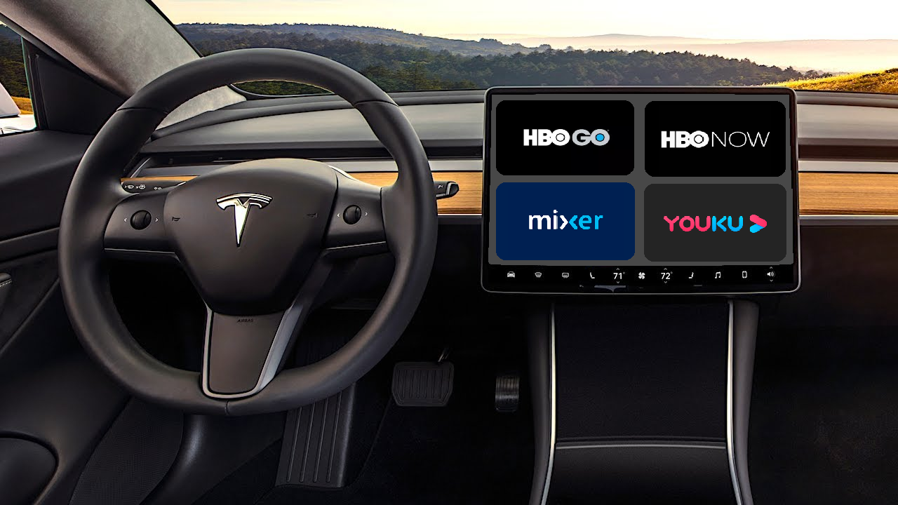 Tesla In-Car Entertainment New Apps