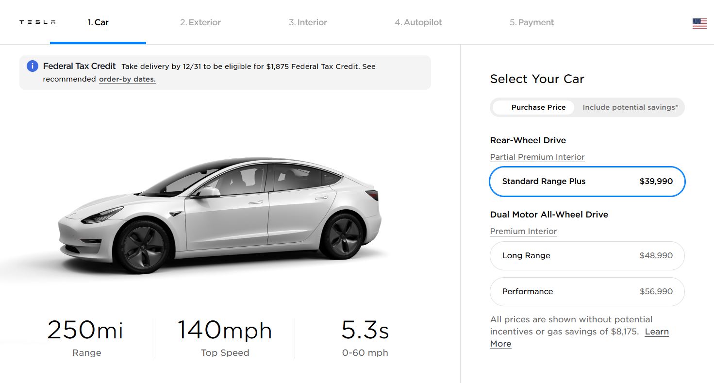 Tesla Adjusts Model 3 Pricing In Final 2019 Push As Ev Tax