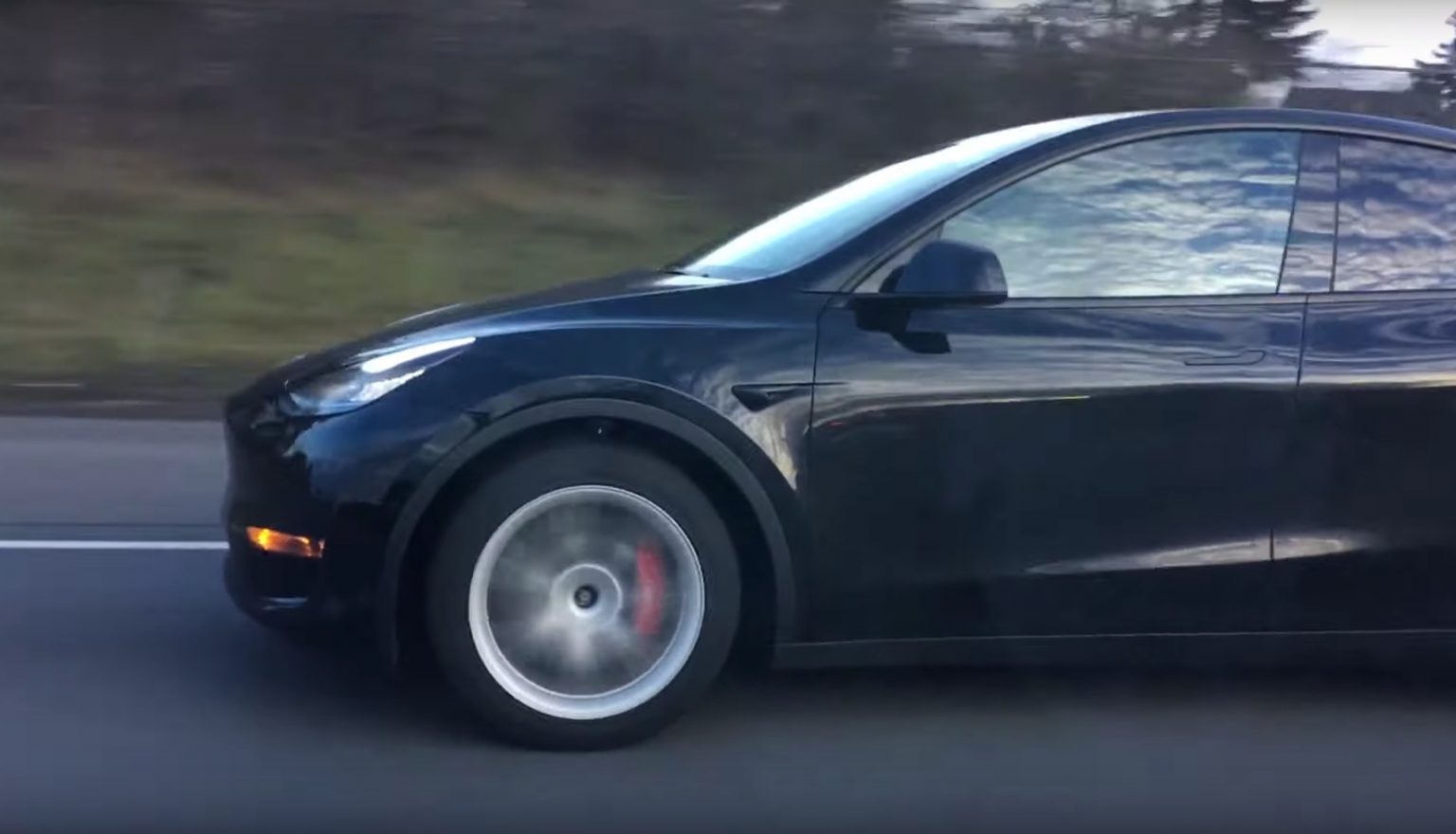 Tesla Model Y tire sizes for Long Range and Performance leaks on Tire Rack