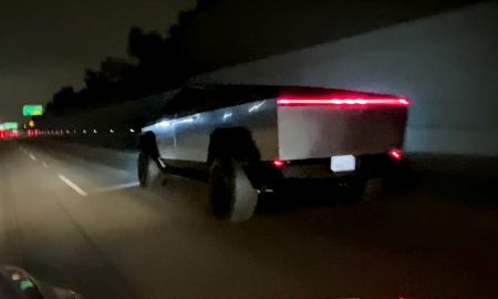 Tesla Cybertruck spotted on 405 freeway