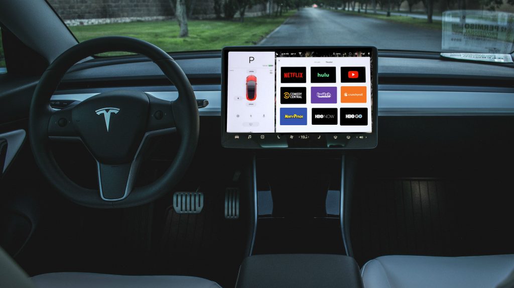 tesla to add hbo twitch and more video streaming apps