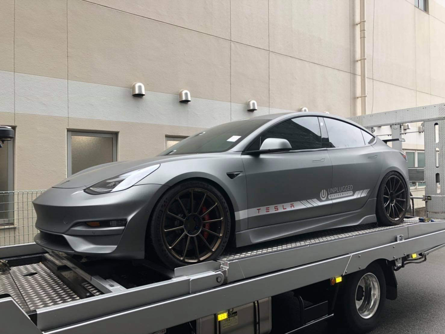 Tesla Model 3 by Unplugged Performance heading to Tokyo Auto Salon
