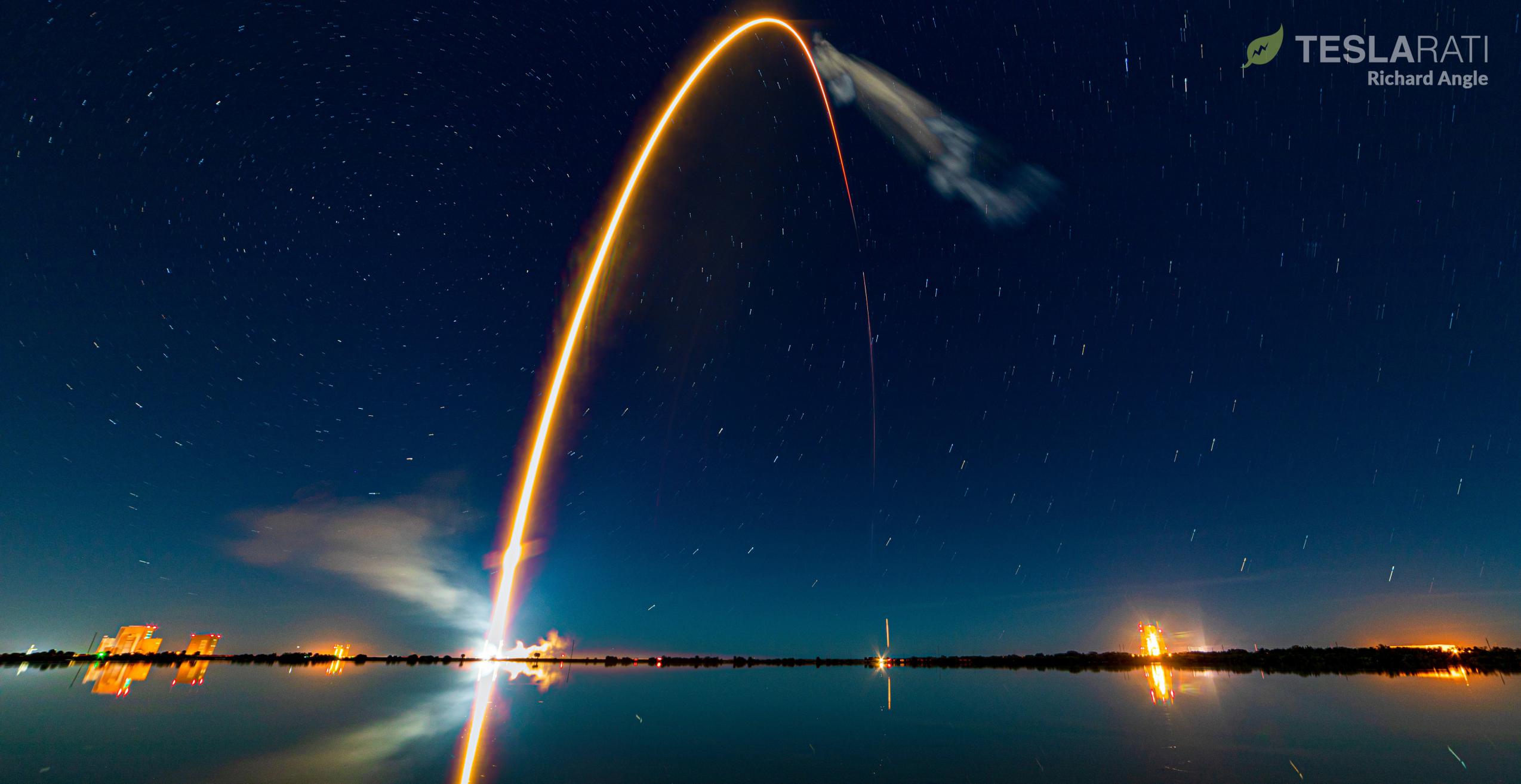 Starlink V1 L2 Falcon 9 B1049 launch (Richard Angle) streak 1 crop (c)