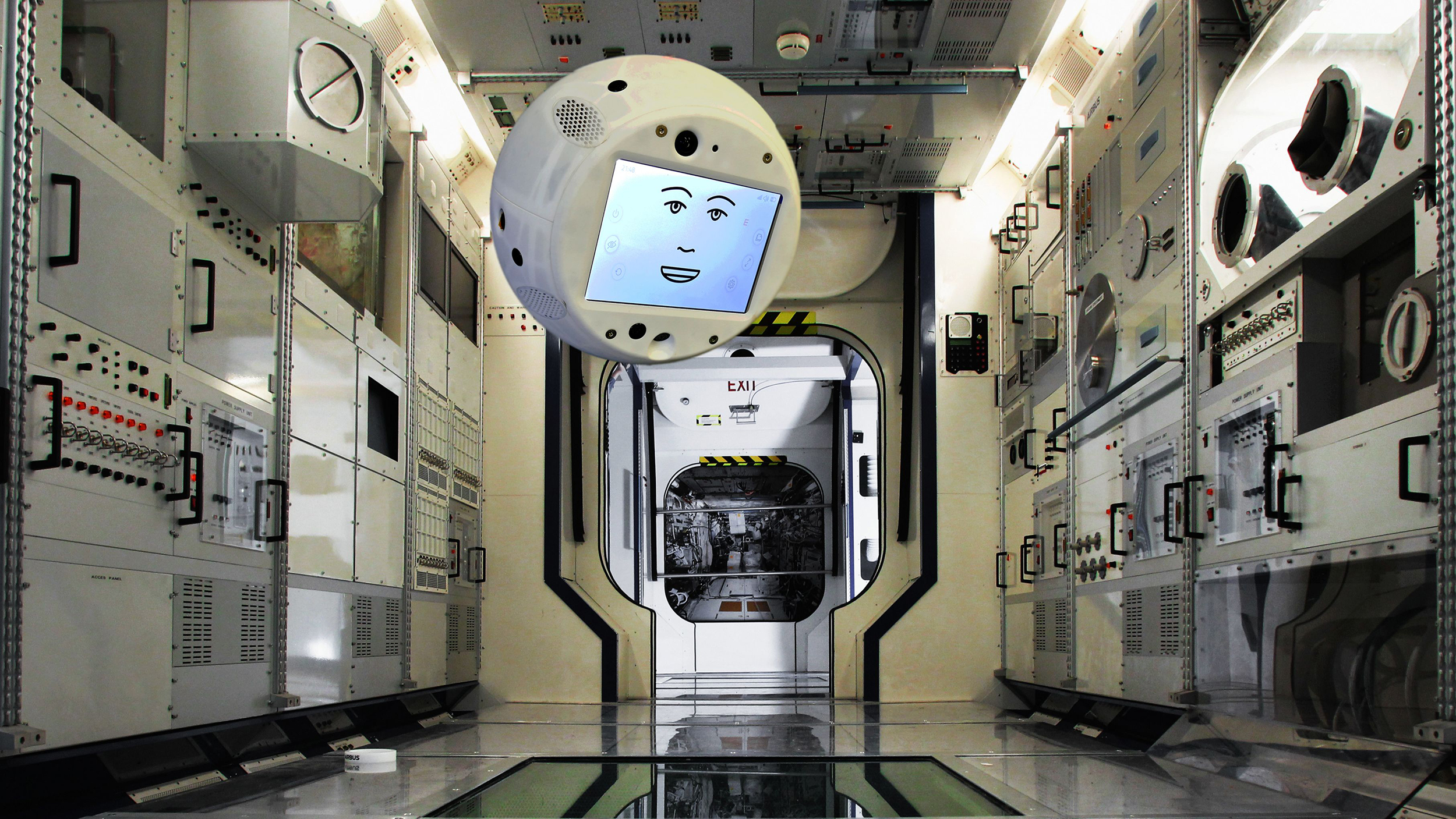 CIMON is designed to help astronauts on the space station. Credit: Airbus