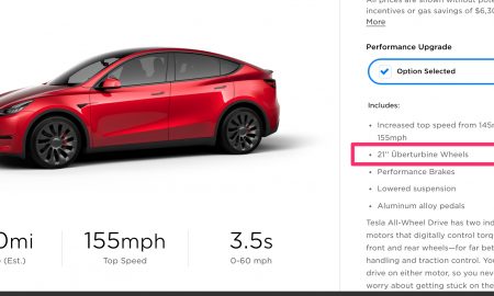 Tesla Model Y 21-in Uberturbine Wheels