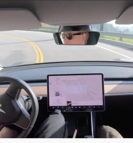 tesla autopoilot mulholland drive