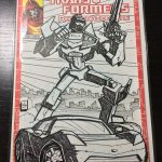 Tesla Roadster Transformers Comic (Credit: Artist/Josh, Yoshi)