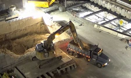 The Boring Company Las Vegas tunnel construction site
