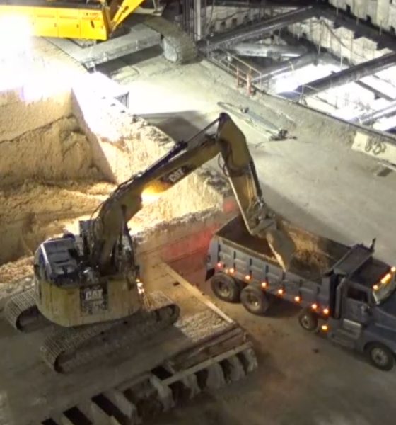 The Boring Company Las Vegas tunnel construction site