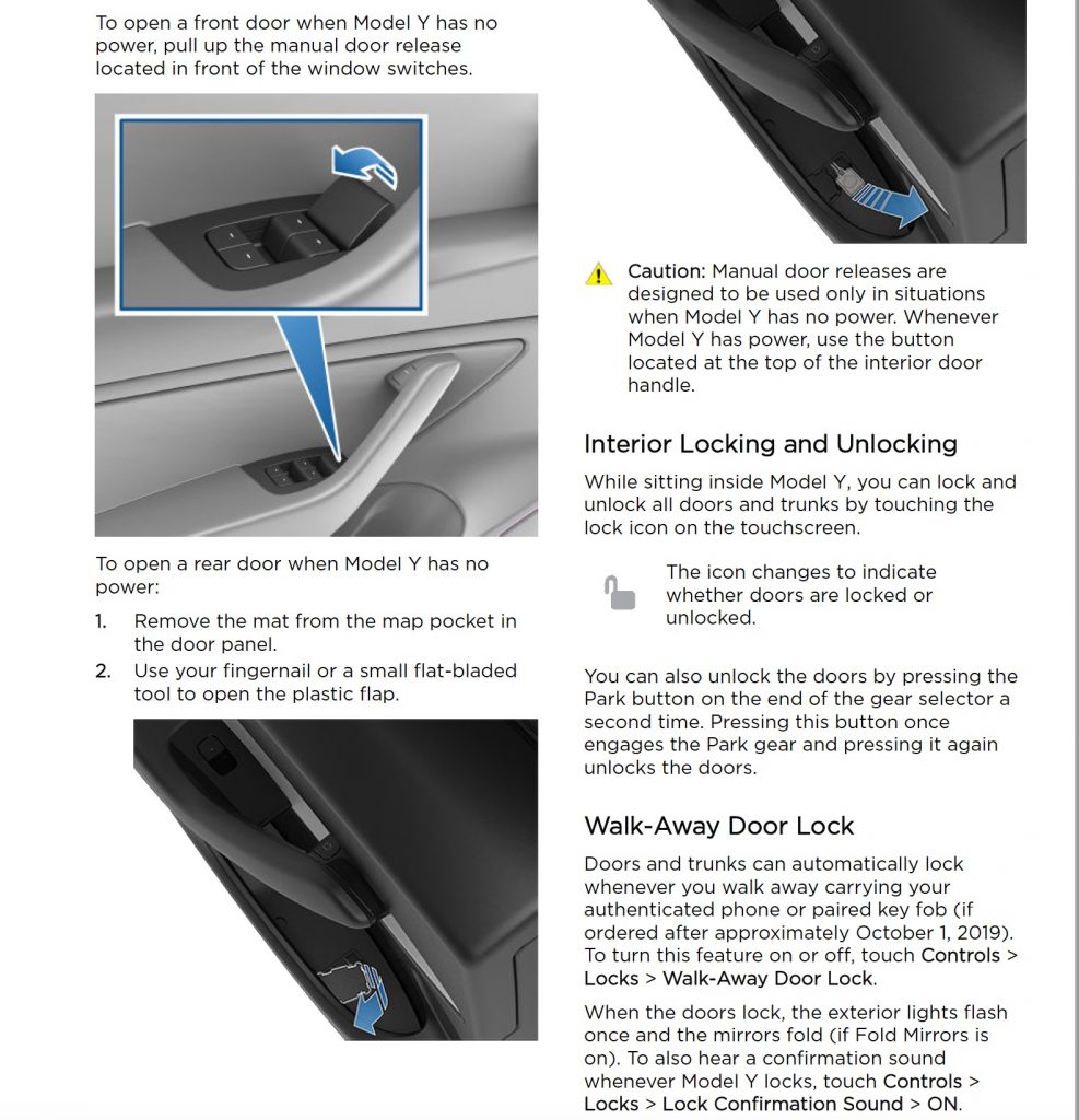 Owner's Manual Tesla Model Y