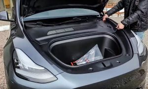 Tesla Model Y frunk teardown