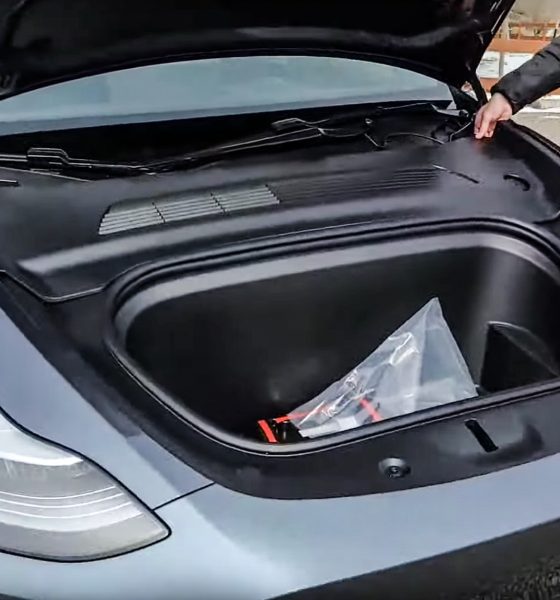 Tesla Model Y frunk teardown