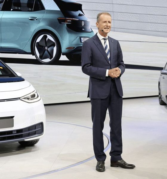 herbert diess with volkswagen id.3