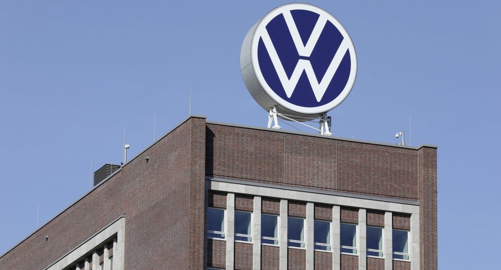 vw logo factory