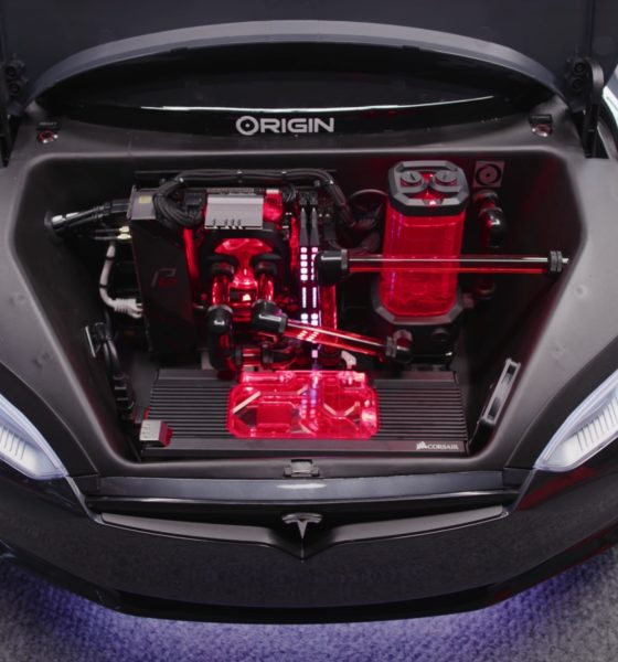 Tesla Model S for Kids Origin PC gaming system