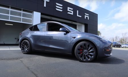 Tesla Model Y Performance delivery center
