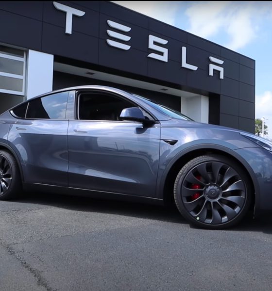 Tesla Model Y Performance delivery center