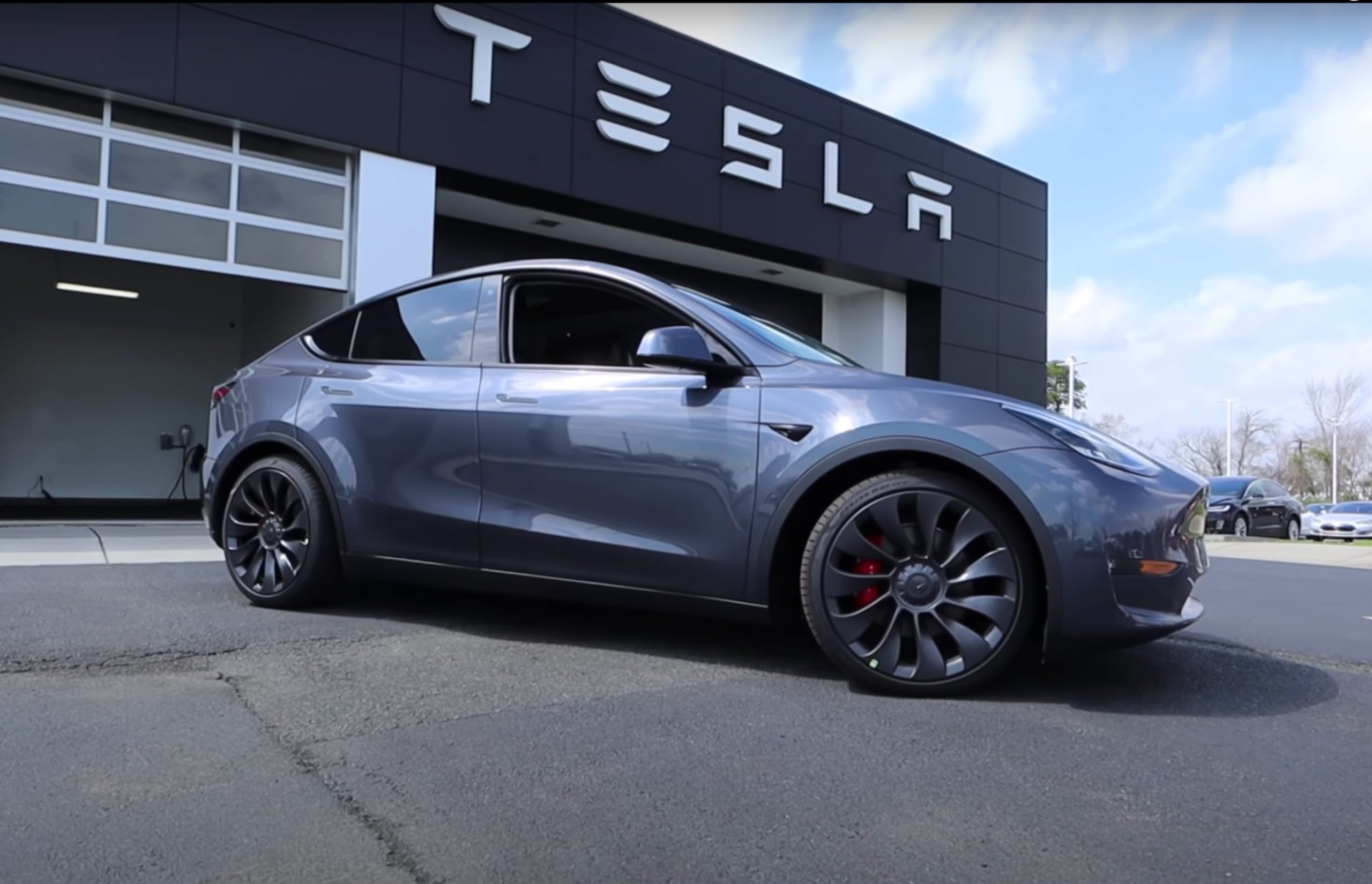 Tesla Model Y Performance delivery center