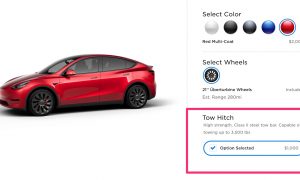 Tesla Model Y Tow Hitch Option