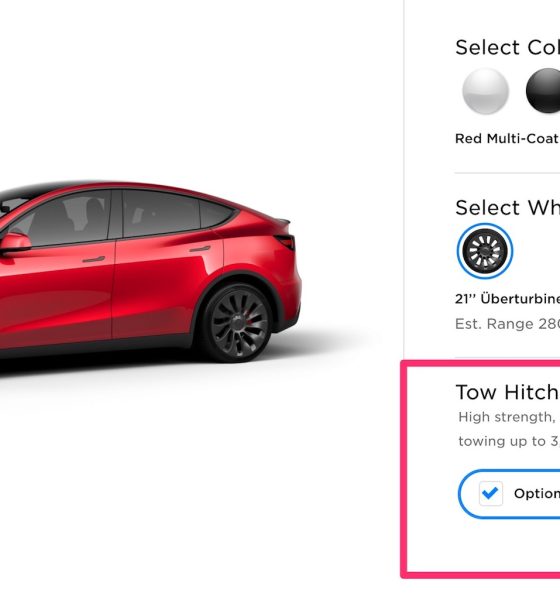 Tesla Model Y Tow Hitch Option
