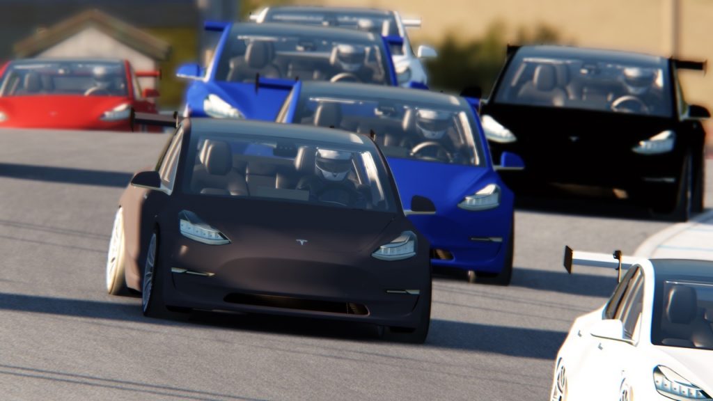 wandelen De neiging hebben schieten Tesla Model 3 tuner brings track racing home to EV fans with Laguna Seca  simulator