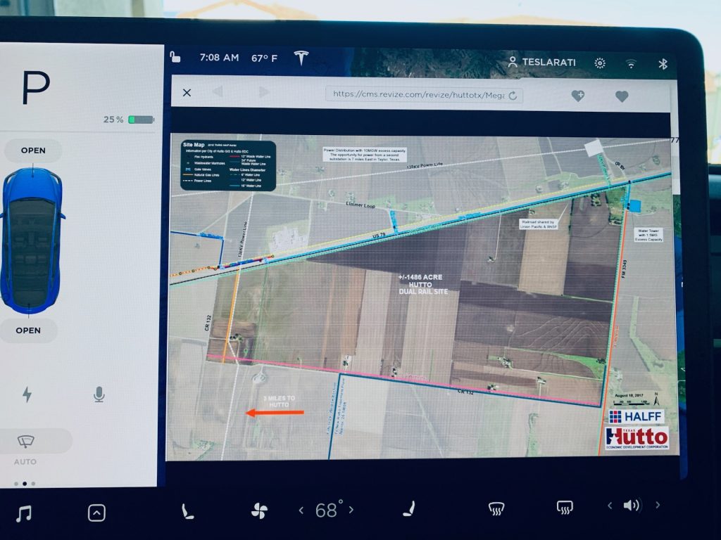 Tesla Terafactory appears as Texas location in vehicle ...