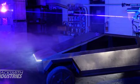 Tesla Cybertruck 1:2 scale with Laser Cannon