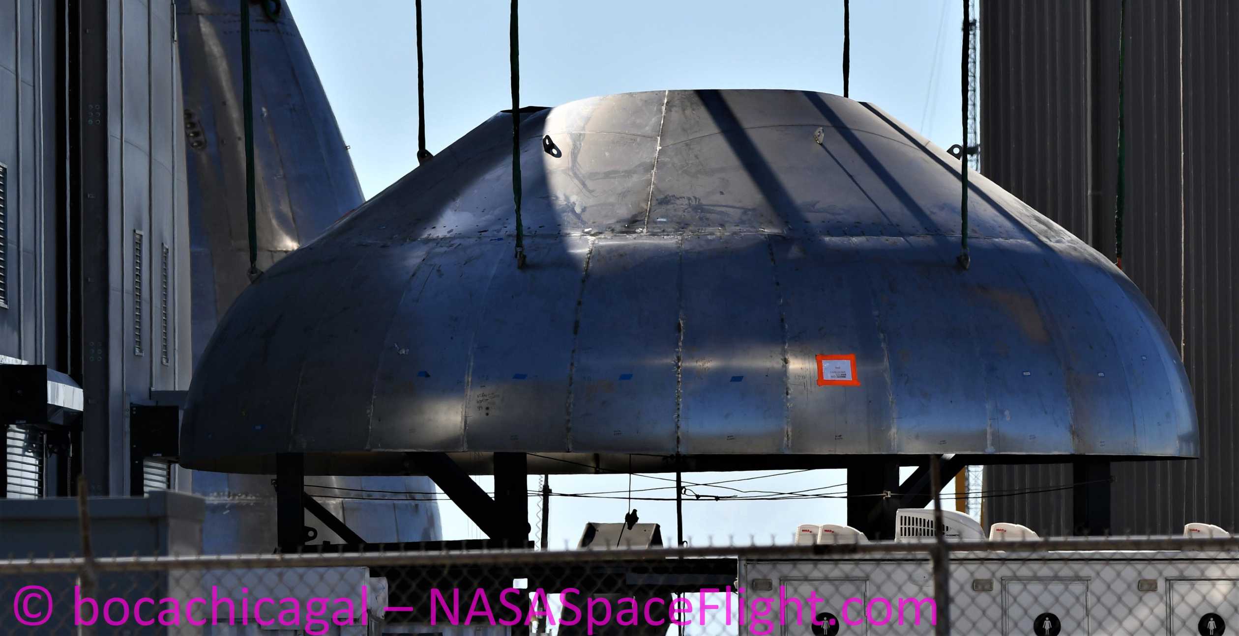 Starship Boca Chica 072020 (NASASpaceflight – bocachicagal) SN8 common dome 3 crop (c)