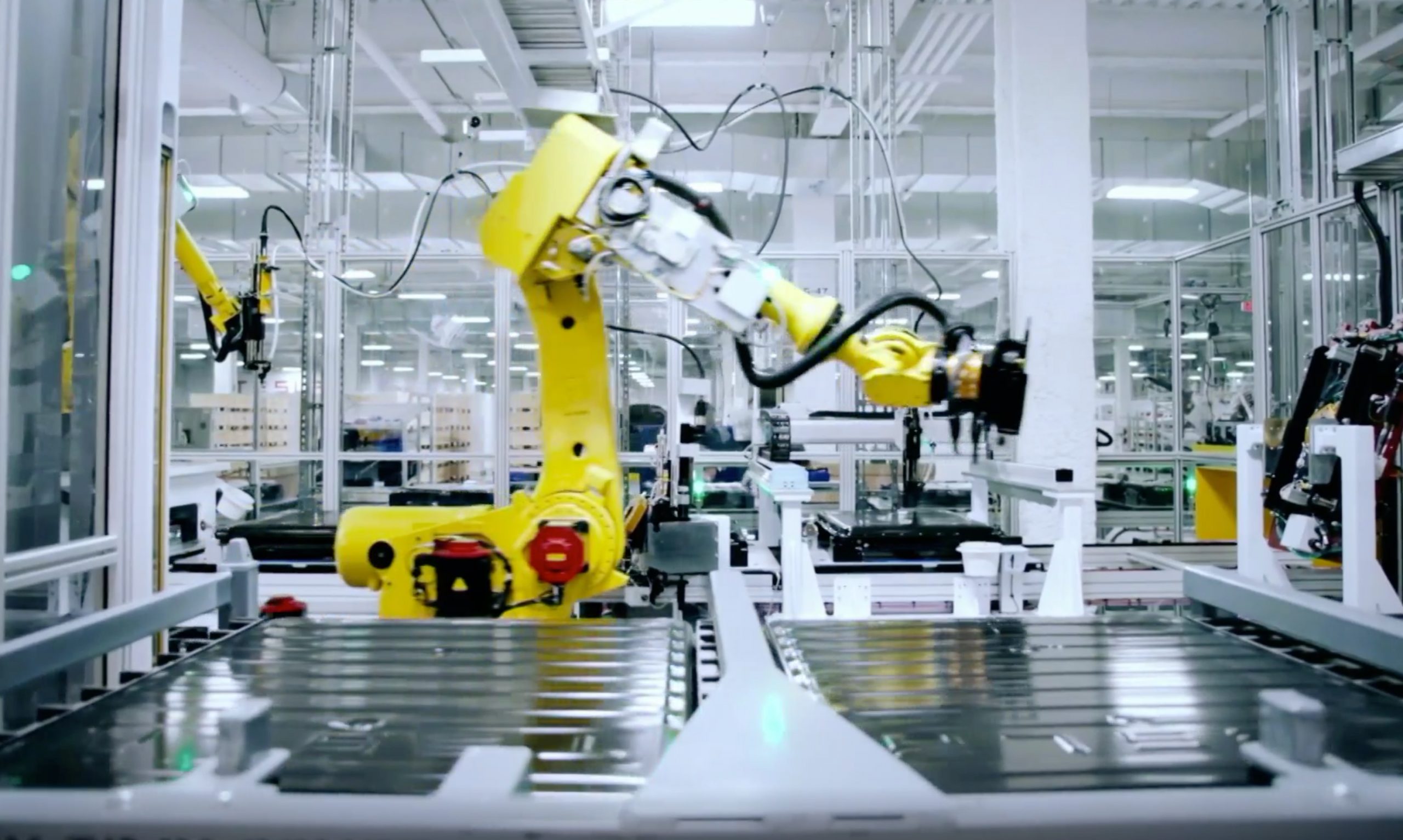 Tesla Gigafactory Nevada battery cell production line (Photo: Super Factories)