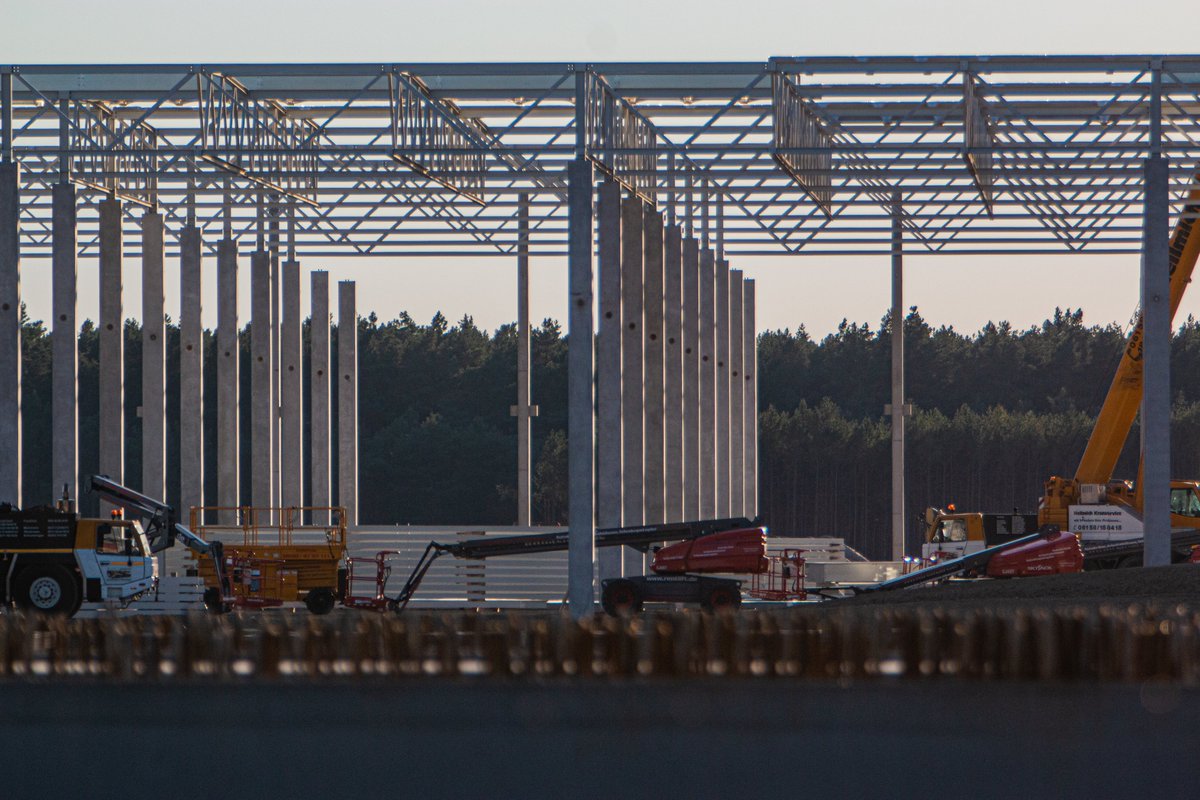 photo of Tesla Gigafactory Berlin’s drive unit facility is starting to take shape image