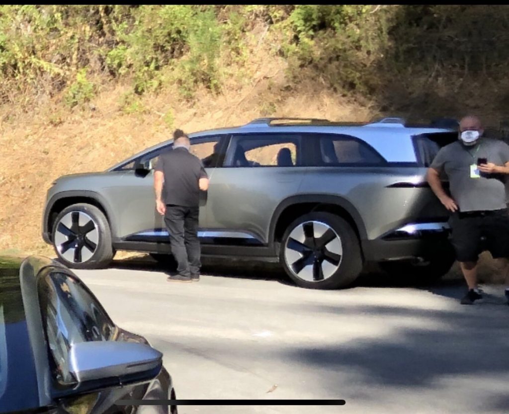 Lucid Air future SUV spotted in California ahead of unveiling event