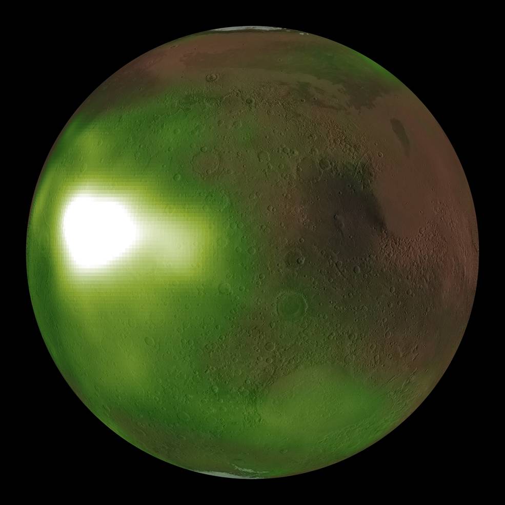 Marsâ€™ invisible auroras come to life in new NASA animation - Teslarati