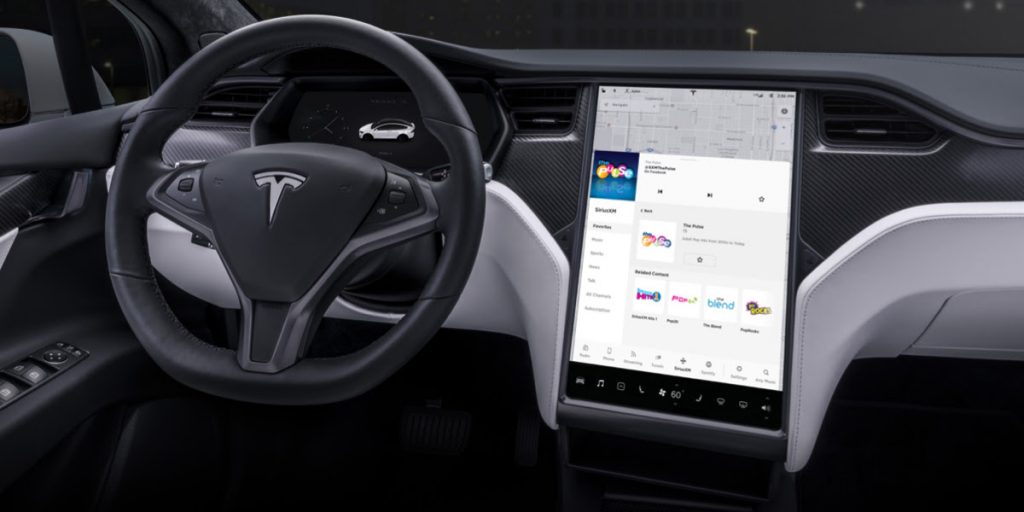 Tesla rolls out Sirius XM free threemonth subscription