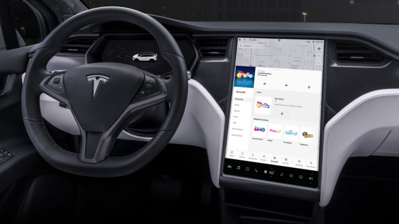 Can you get siriusxm on sale in a tesla