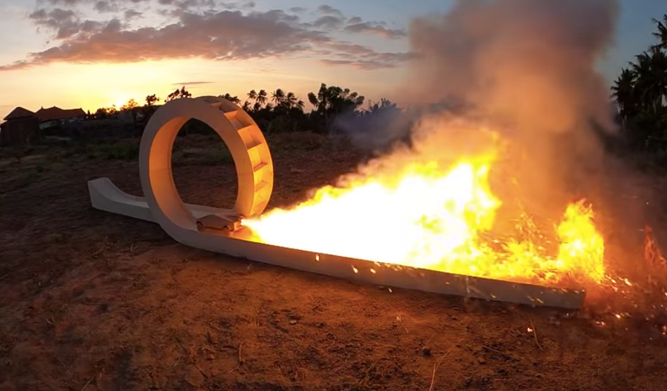 photo of Tesla Cybertruck meets SpaceX launch spectacle in mesmerizing DIY project image