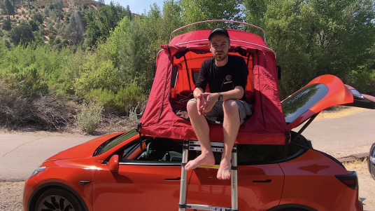Tesla model 3 roof top tent deals