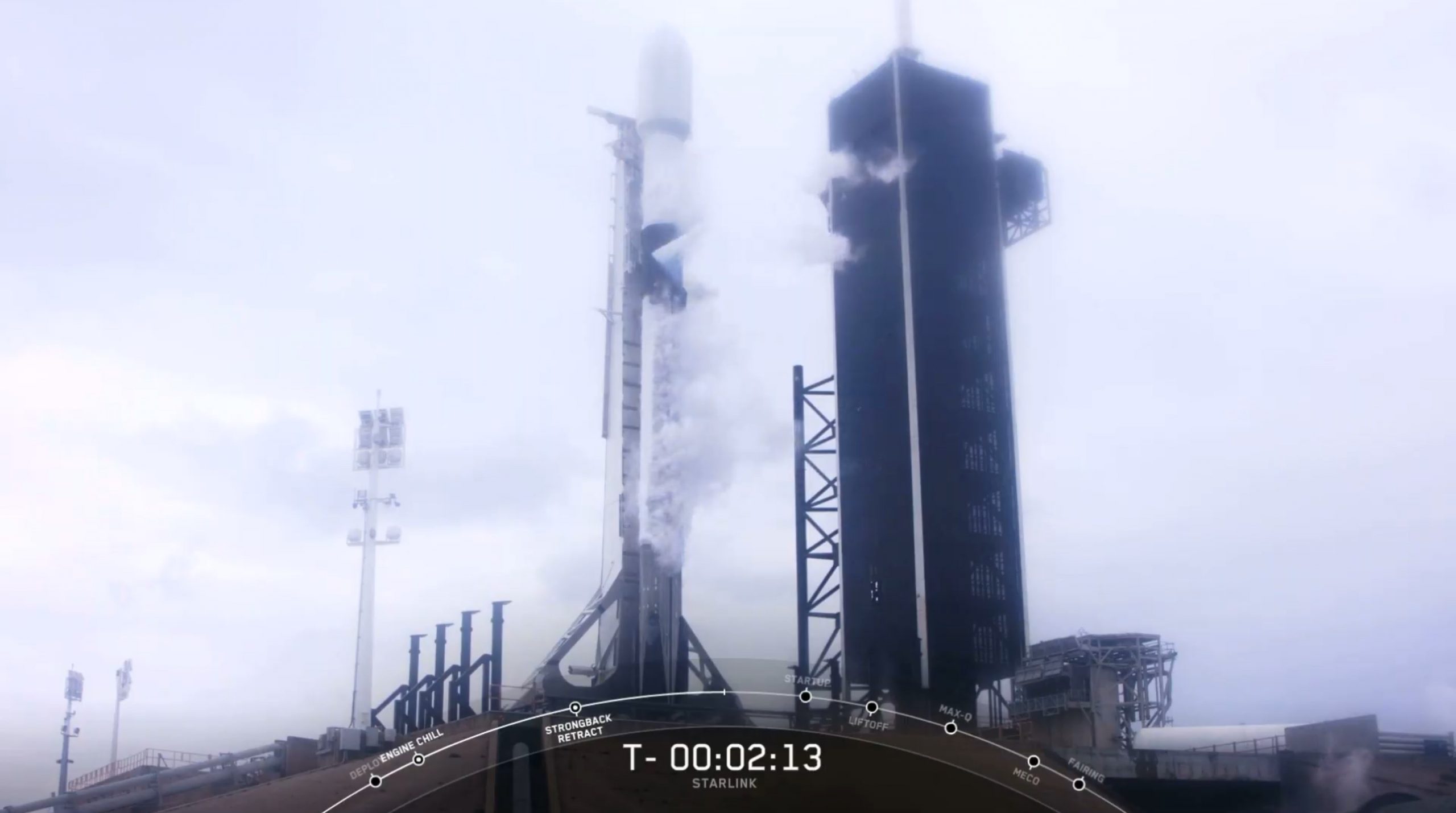 Starlink-12 Falcon 9 B1058 Pad 39A 092820 webcast (SpaceX) 4