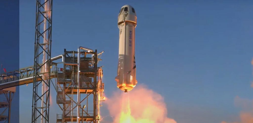 SpaceX-concurrent Blue Origin voltooit de eerste suborbitale lancering in 10 maanden