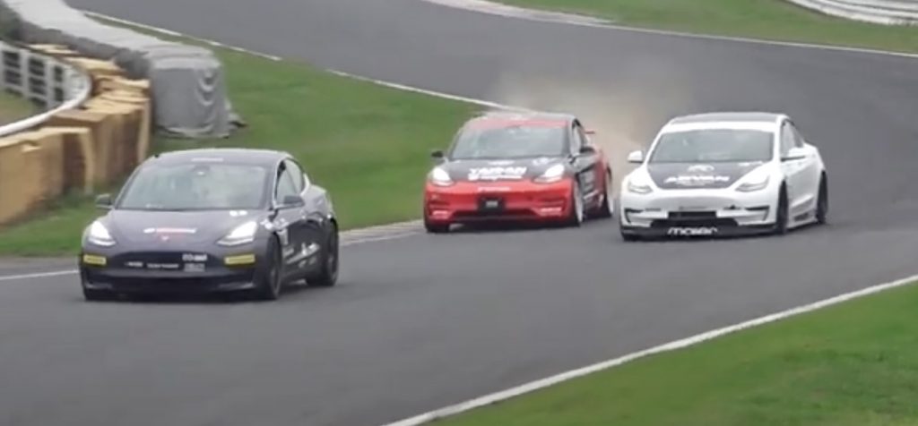 Tesla Model 3 proves it's at home on the track in Japan's all-EV Grand Prix