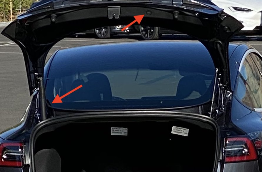 First look at Tesla Model 3 'refresh' powered lift gate