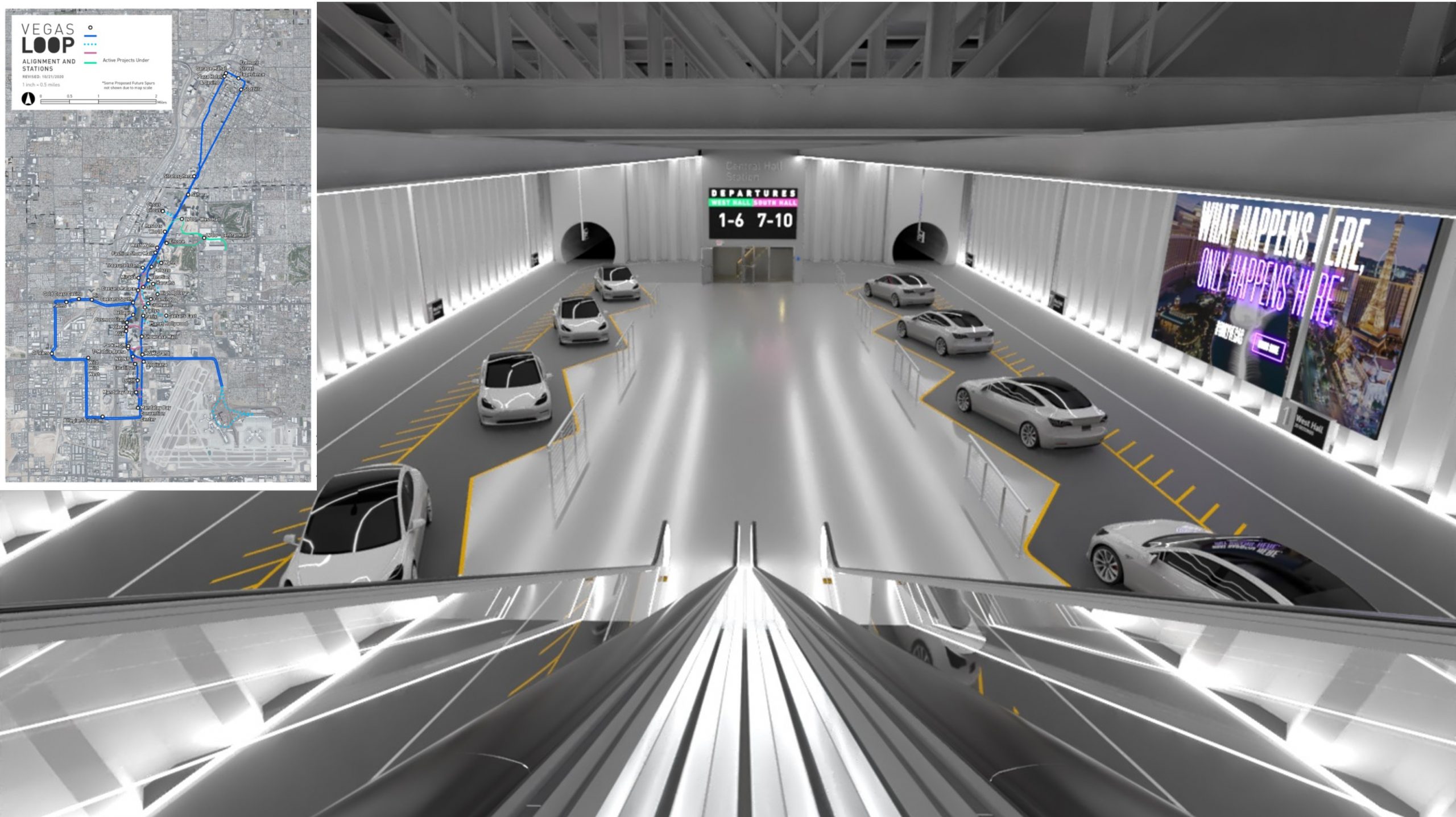 Elon Musk's Boring Company asked to add more stops to Vegas Loop tunnels