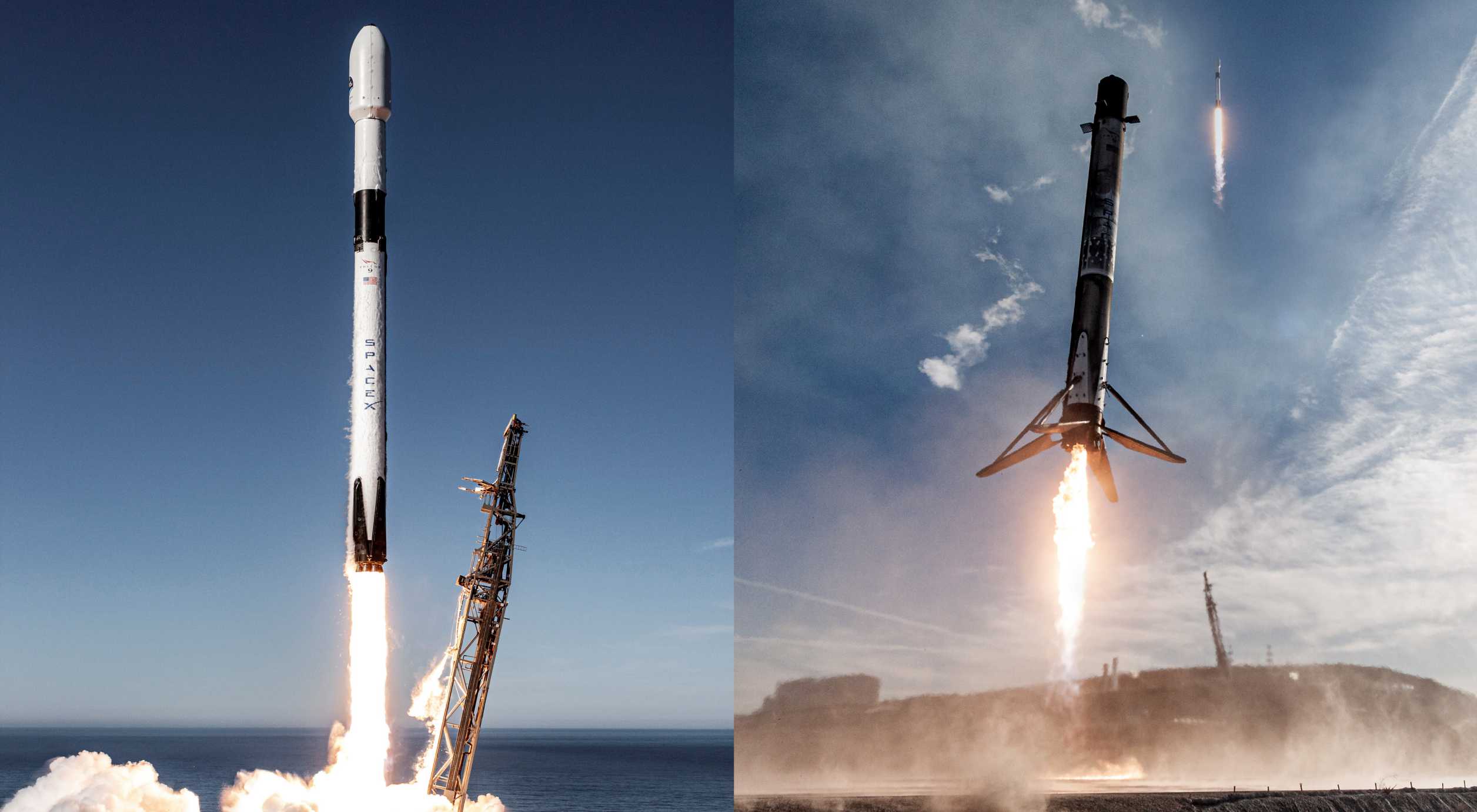 Sentinel 6A Falcon 9 B1063 SLC-4E 112120 (SpaceX) launch & landing 2 (c)