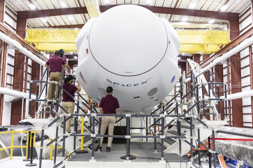 SpaceX NASA Crew 1 Dragon Resilience Falcon 9 integration 1024x682 - Auto Recent