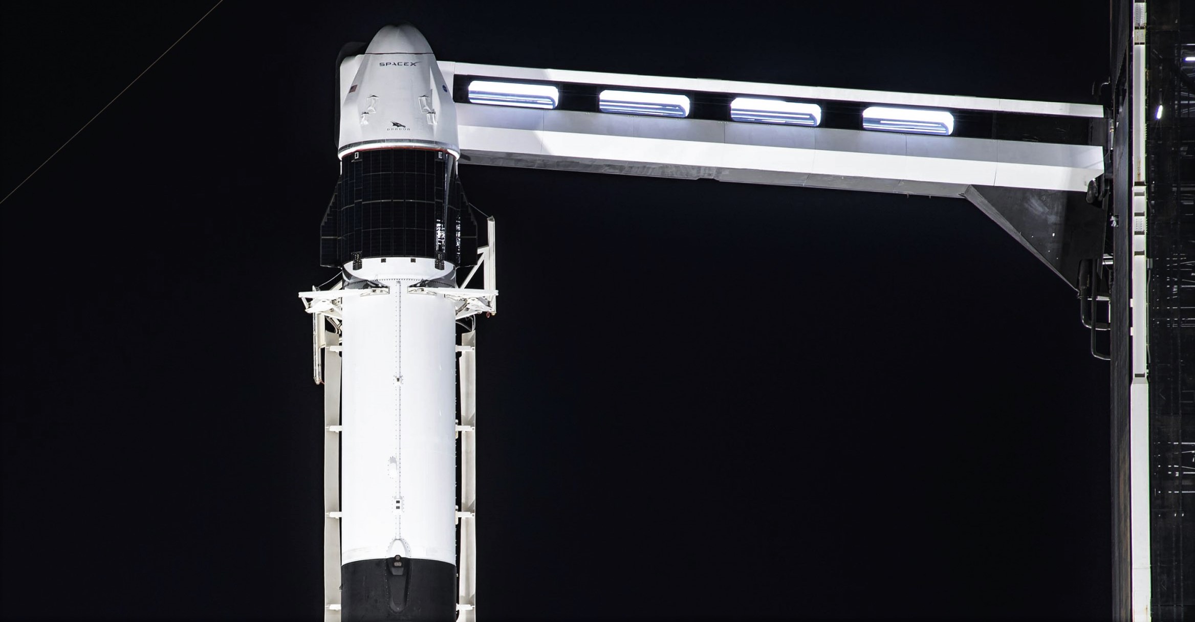 CRS-21 Cargo Dragon 2 Falcon 9 B1058 120220 (SpaceX) vertical 2 crop